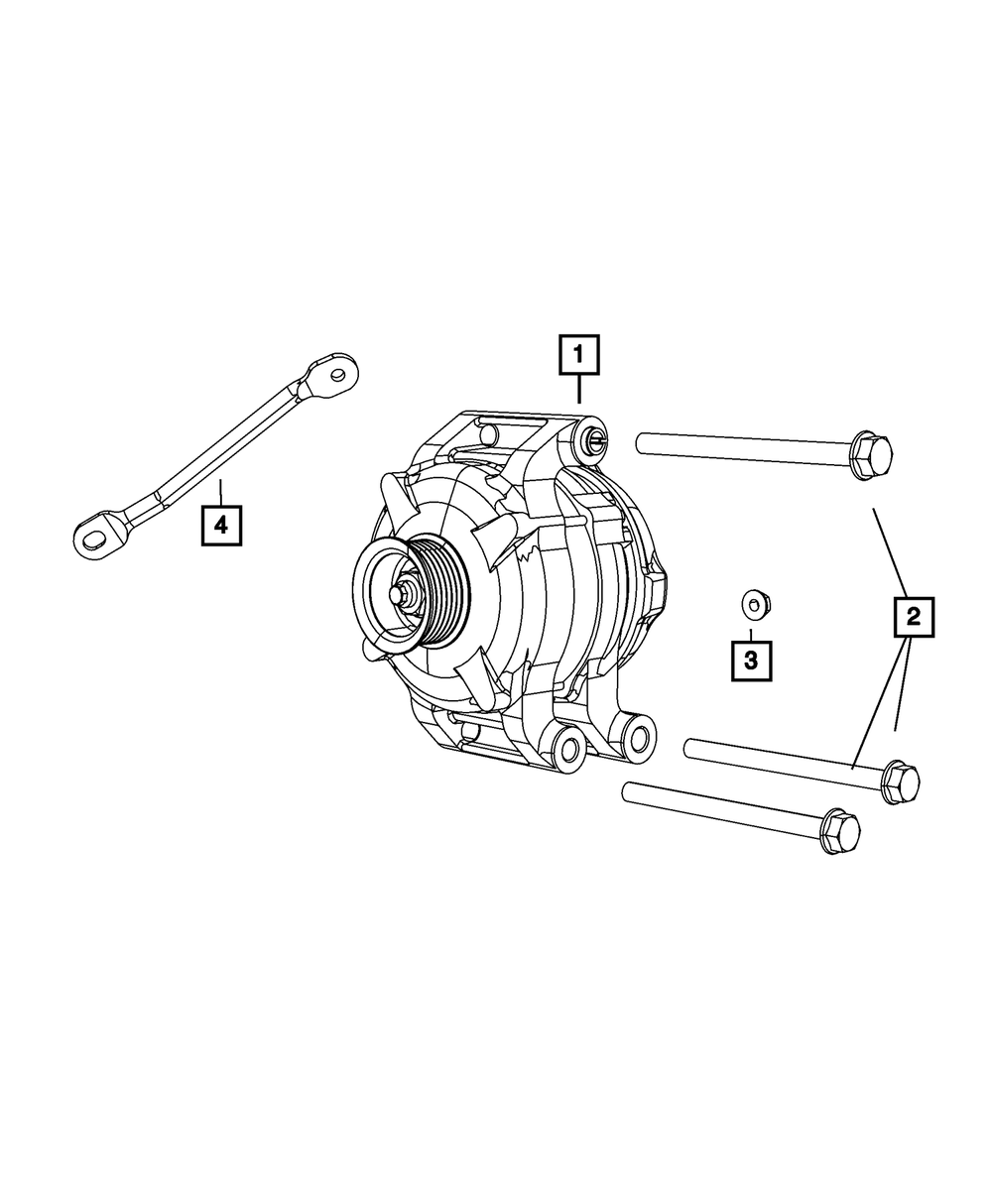Mopar Engine Generator for Jeep Grand Cherokee 2011 - 2021