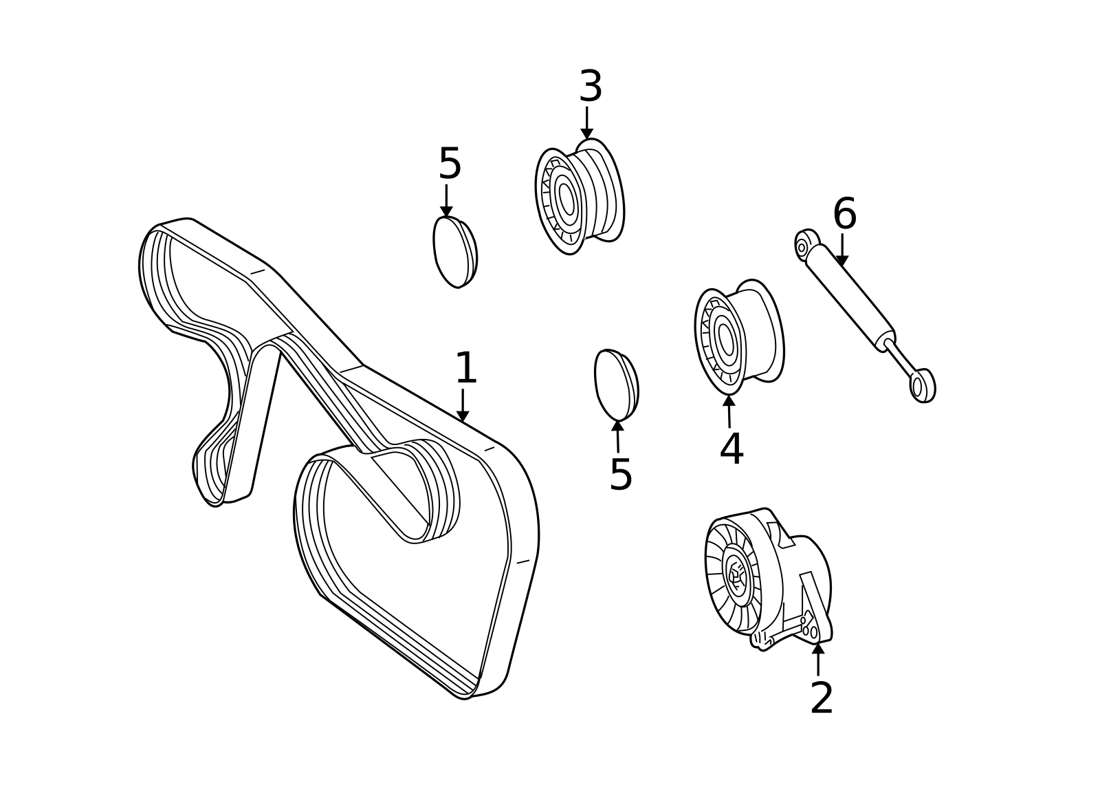 Mercedes Benz Belt Tensioner 272-200-02-70 for Mercedes-Benz models - Nairobi