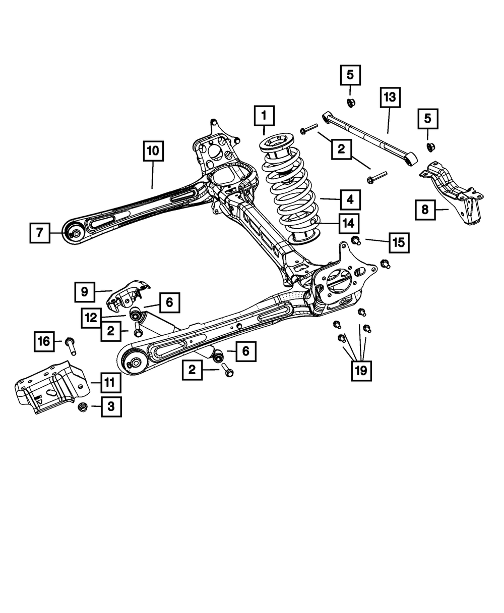 Mopar Suspension Shock Absorber Kit for Jeep models