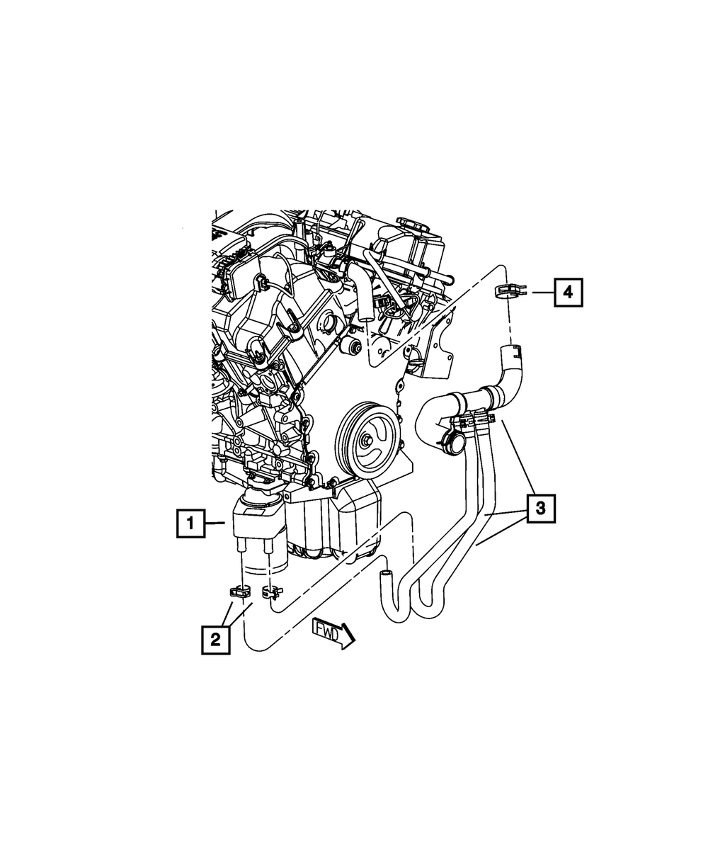 Mopar Engine Oil Cooler for Jeep models