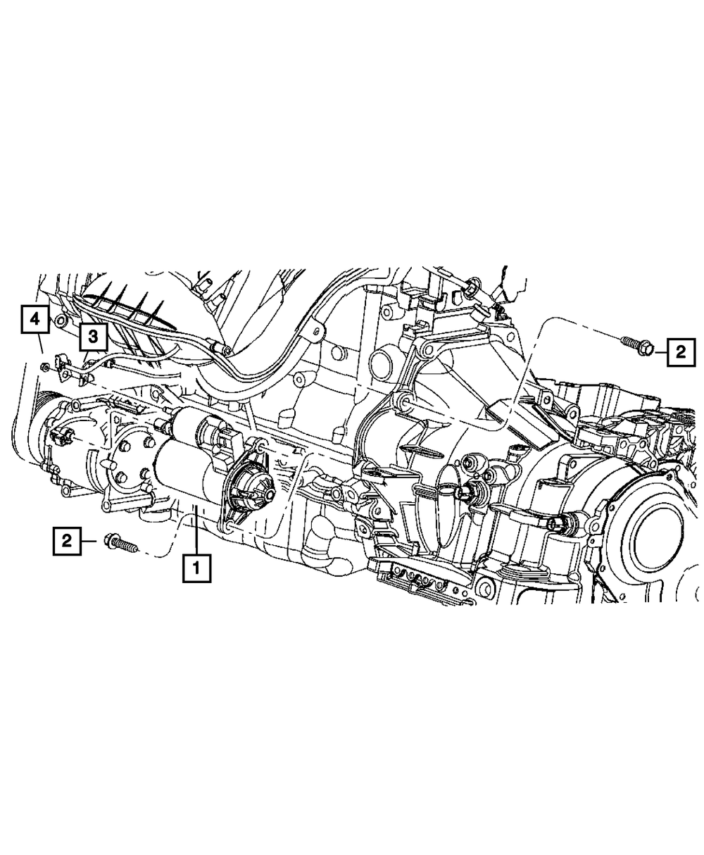 Mopar Engine Starter for Jeep Compass 2007 - 2017