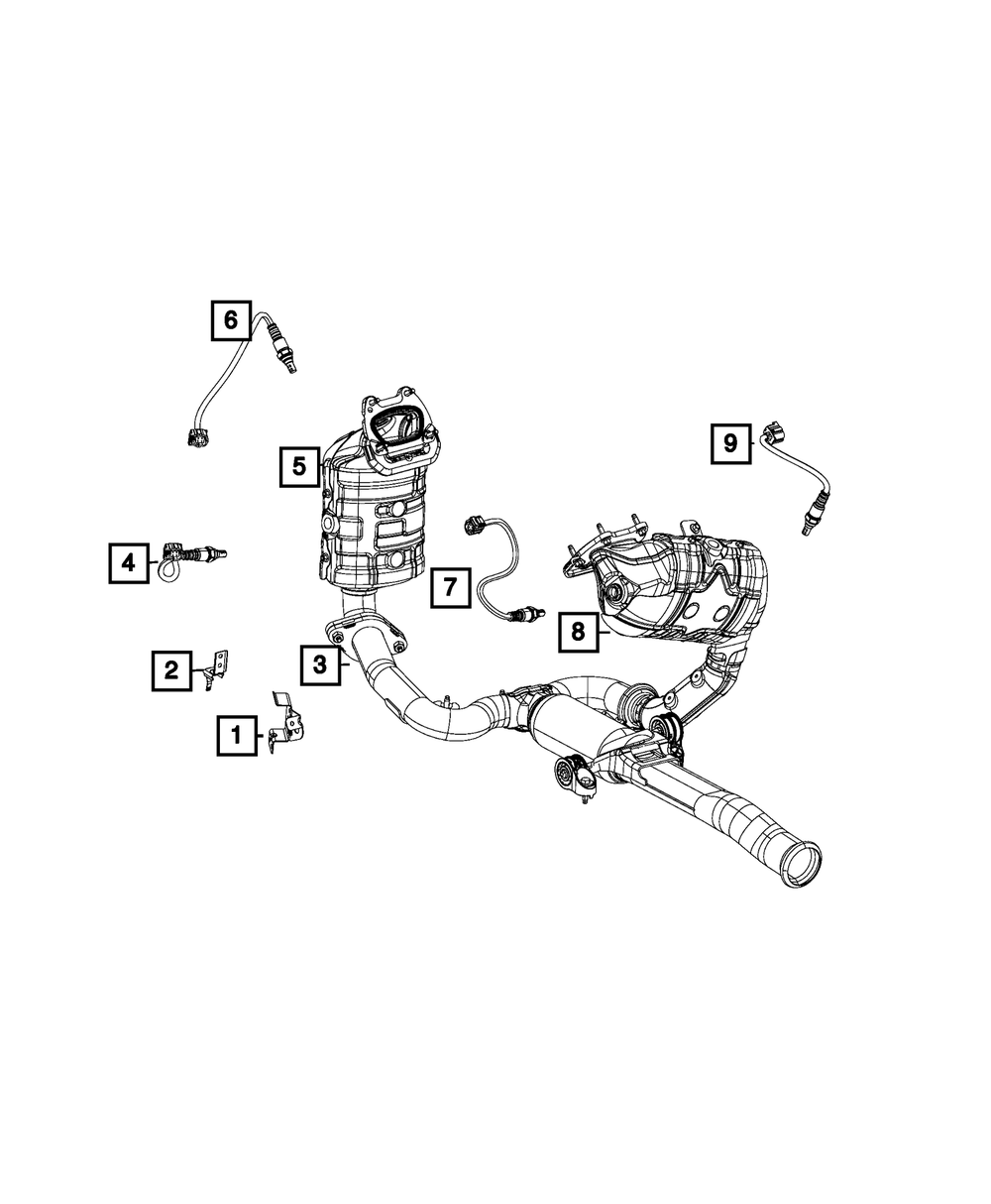 Mopar Oxygen Sensor for Jeep Grand Cherokee 2011 - 2021