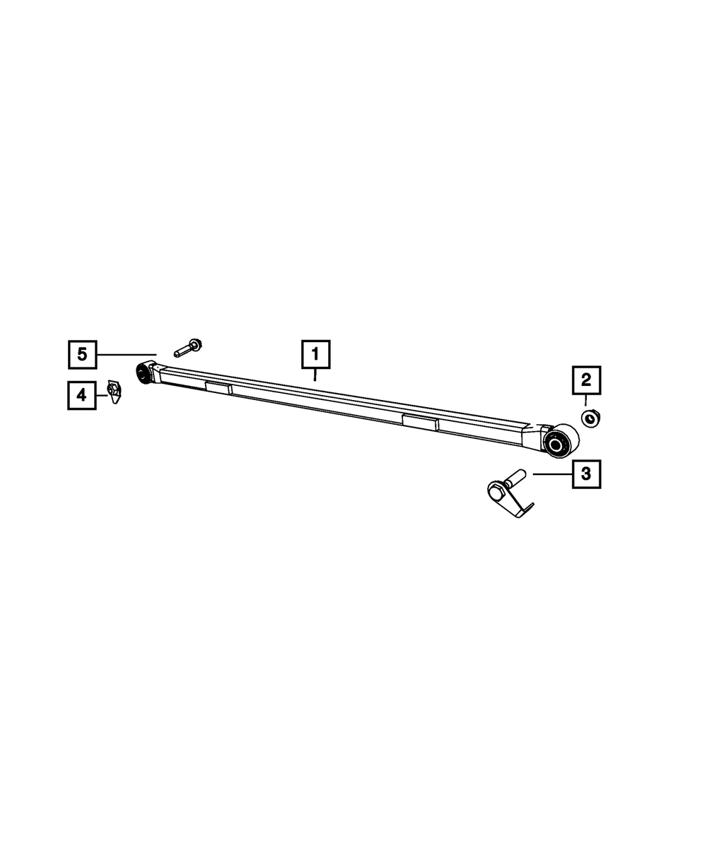 Mopar Rear Track Bar for Jeep Grand Cherokee 2005 - 2010