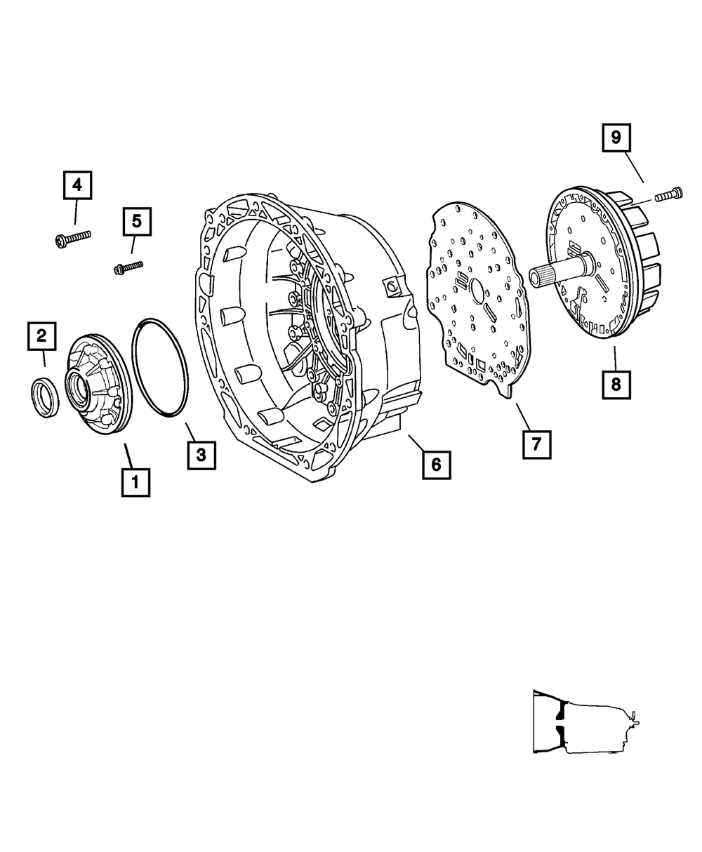Mopar Automatic Transmission Oil Pump Shaft Seal for Jeep models