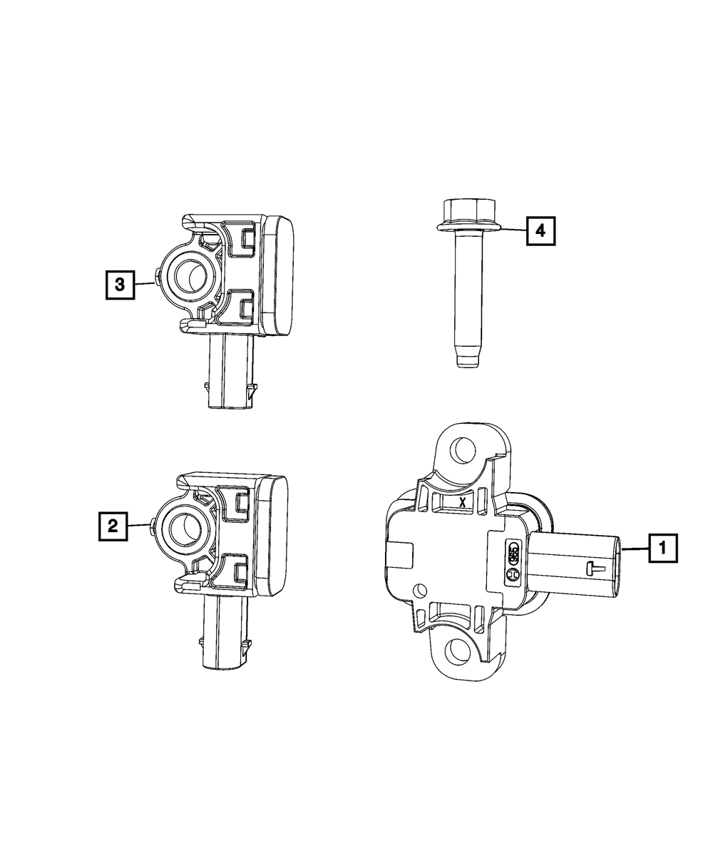 Mopar Acceleration Sensor for Jeep Grand Cherokee 2011 - 2021