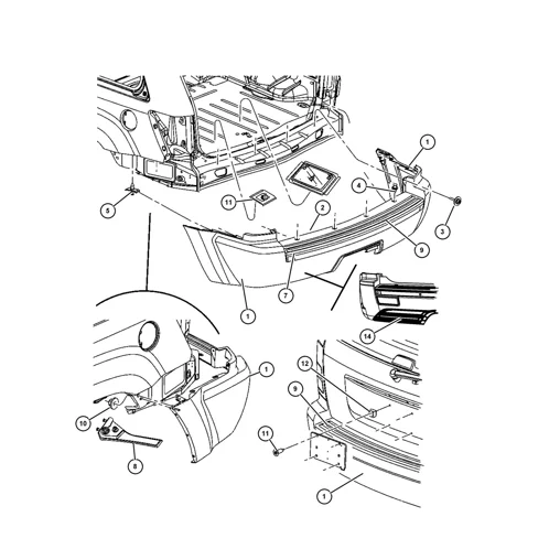 Mopar Fascia for Jeep modelS