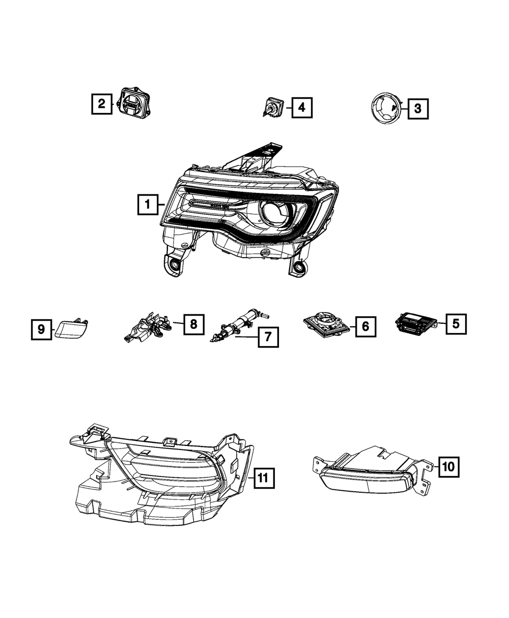 Mopar Bi-Beam Driver Module for Jeep Grand Cherokee 2014 - 2021