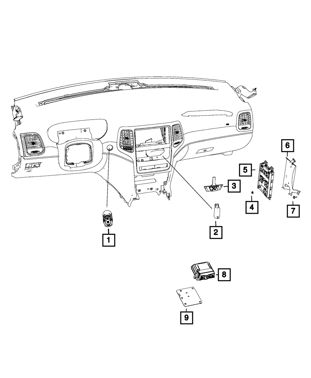 Mopar Body Controller Module for Jeep Grand Cherokee 2015 - 2015