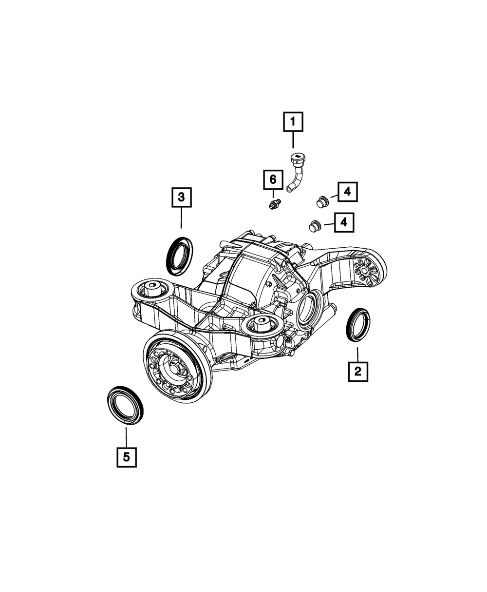 Mopar Output Seal, Left for Jeep Grand Cherokee 2011 - 2025