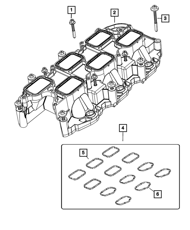 Mopar Intake Manifold Gasket (5184331AC) - Image 6