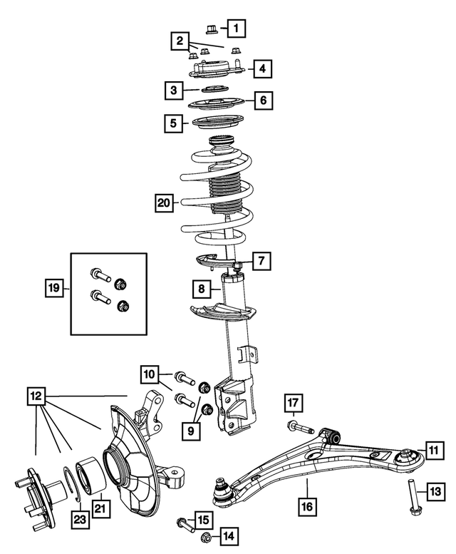 Mopar Lower Control Arm - Right (5105040AI) - Image 2