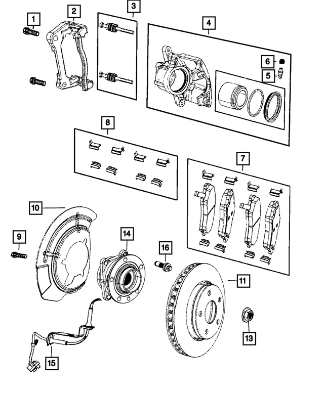 BRAKE PAD FRONT-2018-2022 Jeep Compass - Image 5