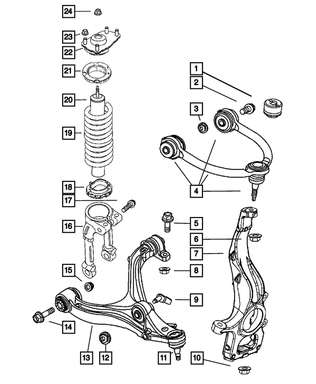 Mopar Shock Upper Mount (52089331AC) - Image 3