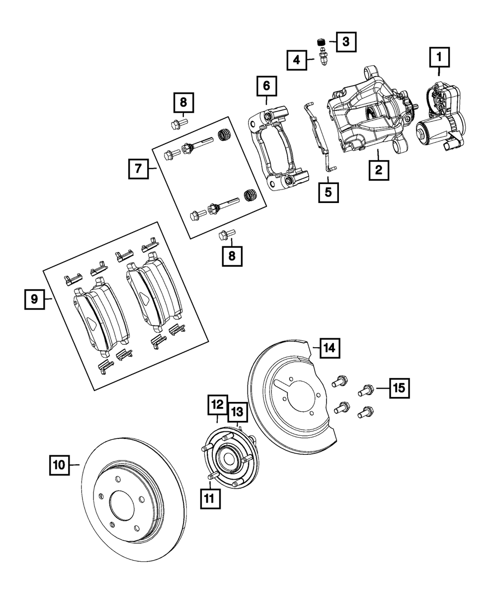 Mopar Retaining Strap for Jeep Grand Cherokee 2011 - 2021