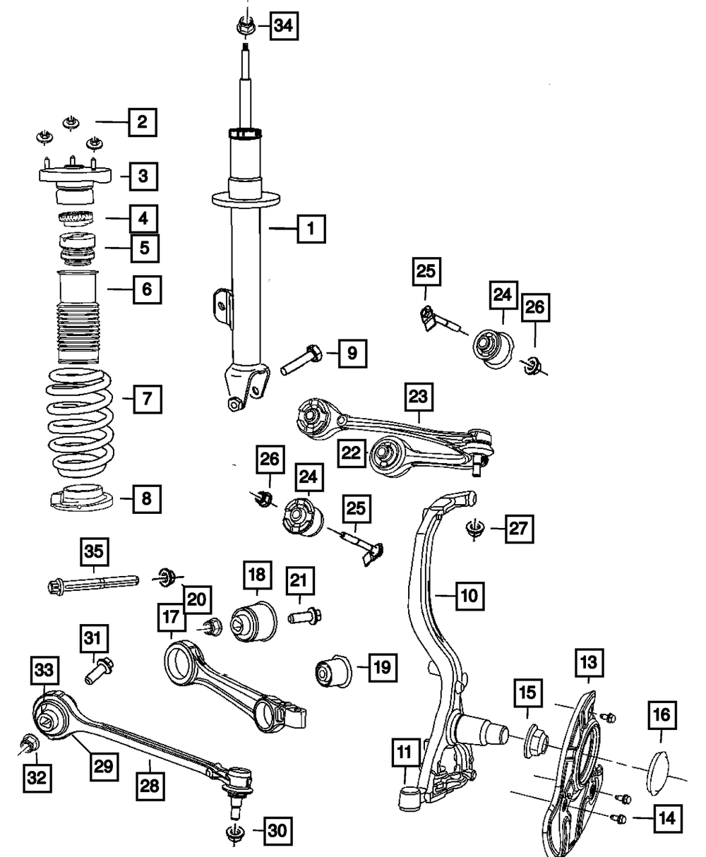 Mopar Control Arm, Right for Jeep models