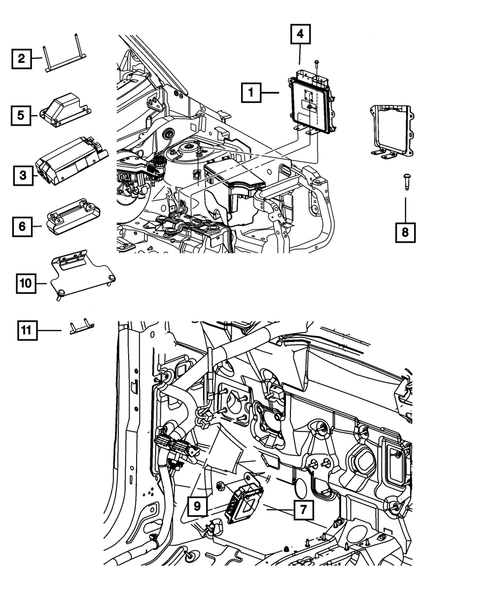Mopar Powertrain Control Module for Jeep Compass 2013 - 2017