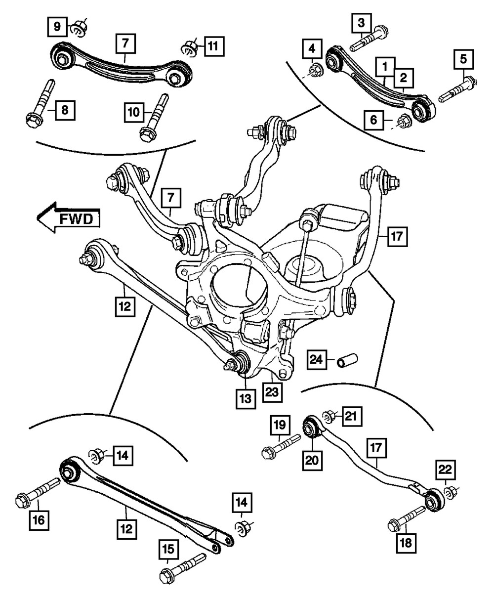 Mopar Tension Link Assembly for Jeep models