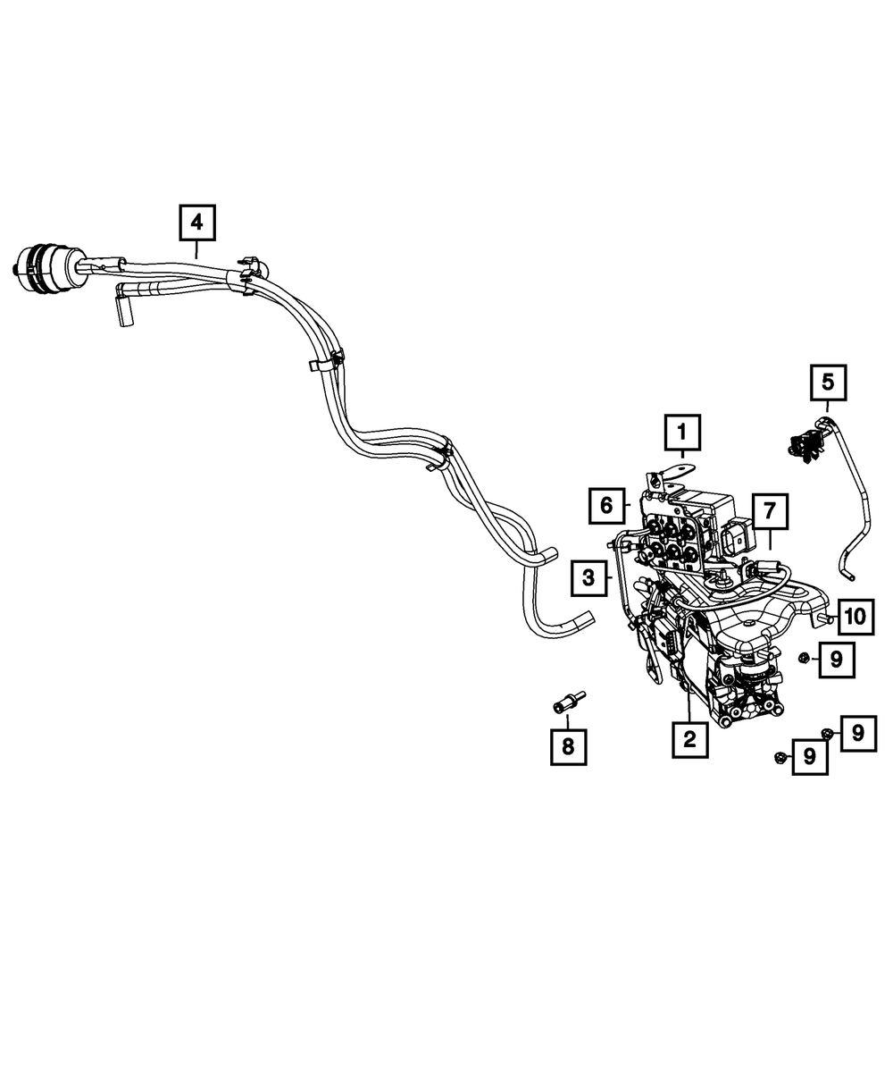 Mopar Air Suspension Compressor for Jeep Grand Cherokee 2011 - 2021
