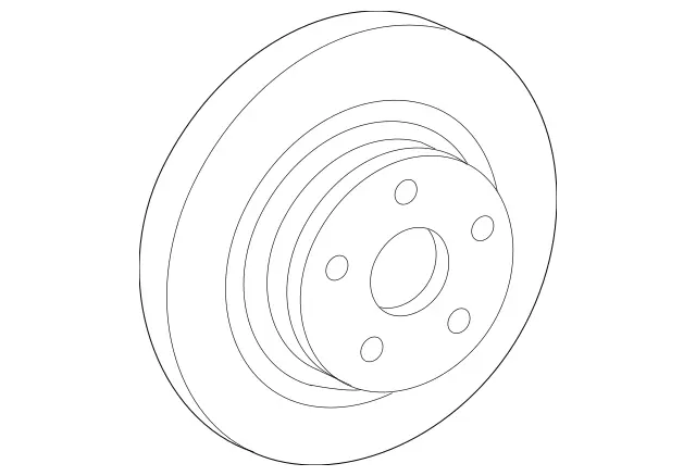 Mercedes Benz Brake Disk, Vented 000-423-09-12-07 for W212, W211, W210 E-Class (1994 - 2016) and W218, W219 CLS (2006 - 2011) - Nairobi
