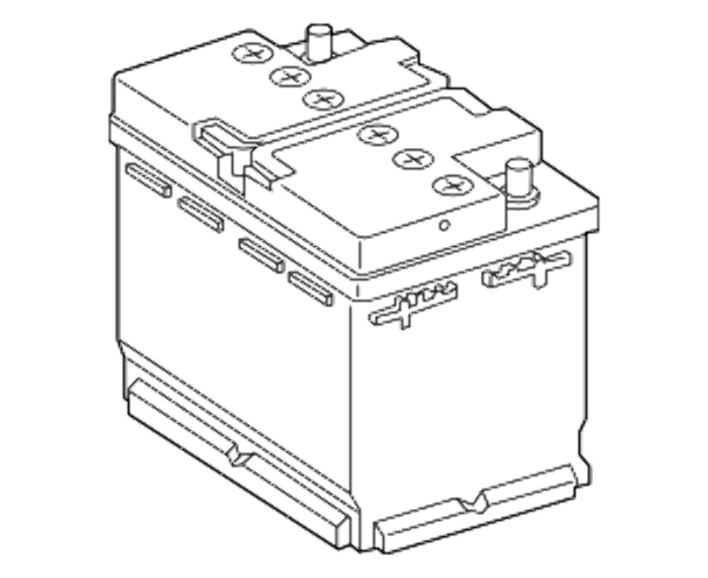 Mercedes Benz Electrical System Battery 000-982-96-08-64 for W166 GLE (2016 - 2019), X166 GLS (2017 - 2019), W463 G-Class (2003 - 2018), W221, W220, W140 S-Class (1994 - 2013), and W164 ML (2006 - 2015) - Nairobi