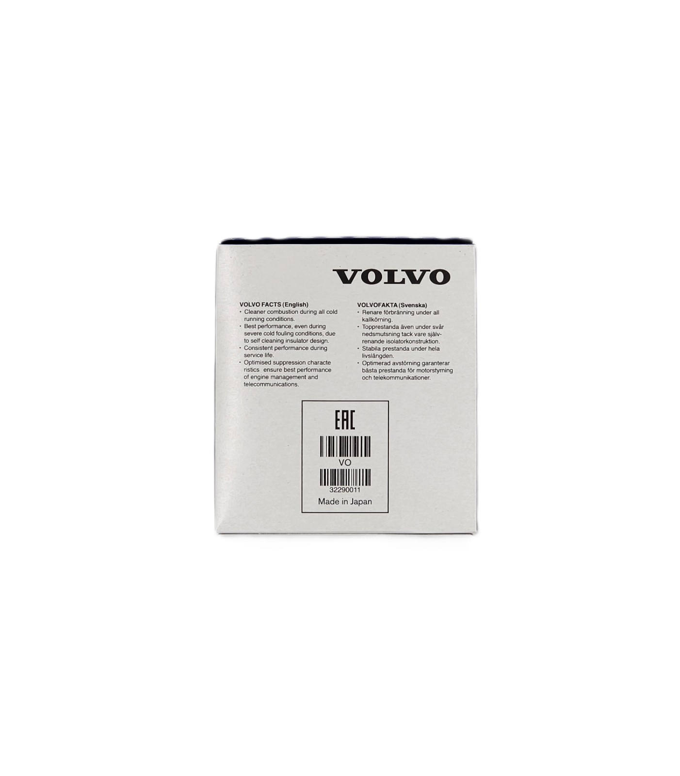 Volvo Spark Plug Kit 32290011 for S60 II P3, S60 III SPA (2015 - 2025), S80 II P3 (2015 - 2016), S90 II SPA (2017 - 2025), V60 I P3, V60 II SPA (2015 - 2025), V90 I SPA (2017 - 2025), XC40 I CMA (2019 - 2025), and XC60 I P3, XC60 II-SPA (2015 - 2021) - Nairobi