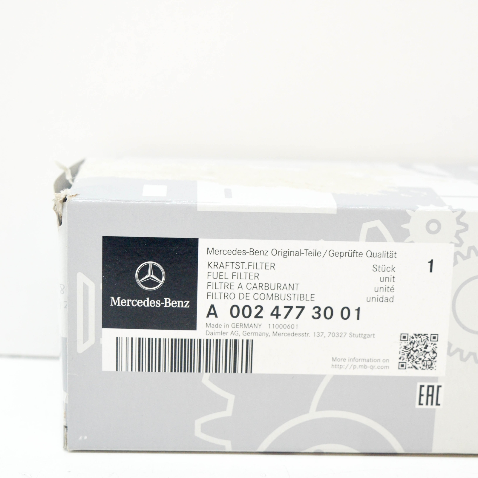 Mercedes Benz Fuel Filter 002-477-30-01 for W202, W203 C-Class (1994 - 2007), W210 E-Class (1998 - 2002), W220, W221 S-Class (2000 - 2006), and W463 G-Class (2009 - 2015) - Nairobi